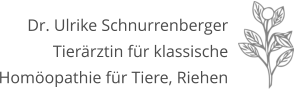 Dr. Ulrike Schnurrenberger Tierärztin für klassische Homöopathie für Tiere, Riehen